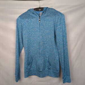 Lightweight Heathered Blue Hoodie